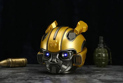 Alto-falantes Bluetooth Bumblebee Transformers Novo Desenho Animado Criativo Sem Fio Cartão Mini Externo Pequeno Acústica Megafone Echo Dot