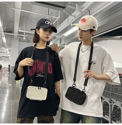 2025 New Men's Bag Fashion Trend Shoulder Bag High Quality Design Crossbody Bag PU Light Luxury Handbags ????? HOT SALE