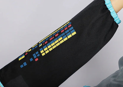 Anime Karakter Prestaties Kleding Hatsune Miku MIKU Anime Kleding Cosplay Kleding Rok Hetzelfde Pak Pruik Accessoires Halloween