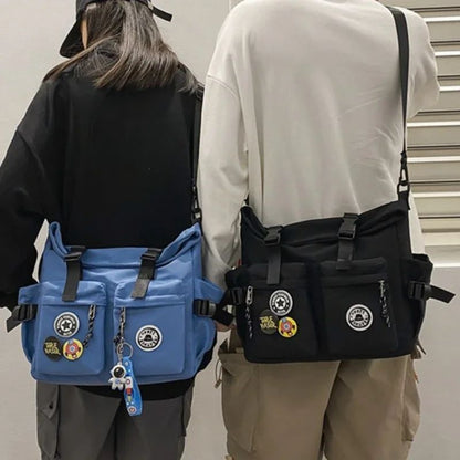 Japanese Harajuku School Bags for Teenage Girls Casual Fashion Crossbody Bag New Trendy Shoulder Bag Student Backpack Hand Bags