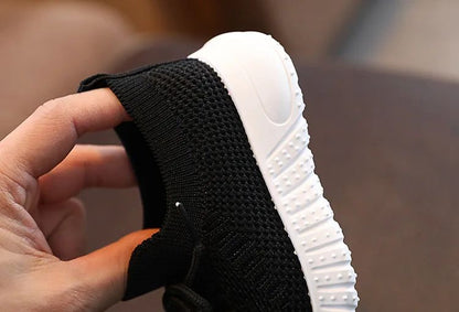 Children Sneakers Spring and Fall Casual Shoes Mesh Breathable Soft Bottom Kids Boys Girls Students Sport Running Tennis Shoes