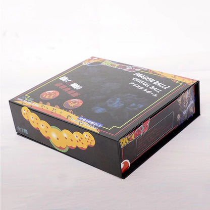 3,5cm 1:1 Bola de Resina 7 Peças / Conjunto Brinquedos de Bonecos de Ação Coleção de Pedidos Shenron Modelo de Anime Presente de Natal