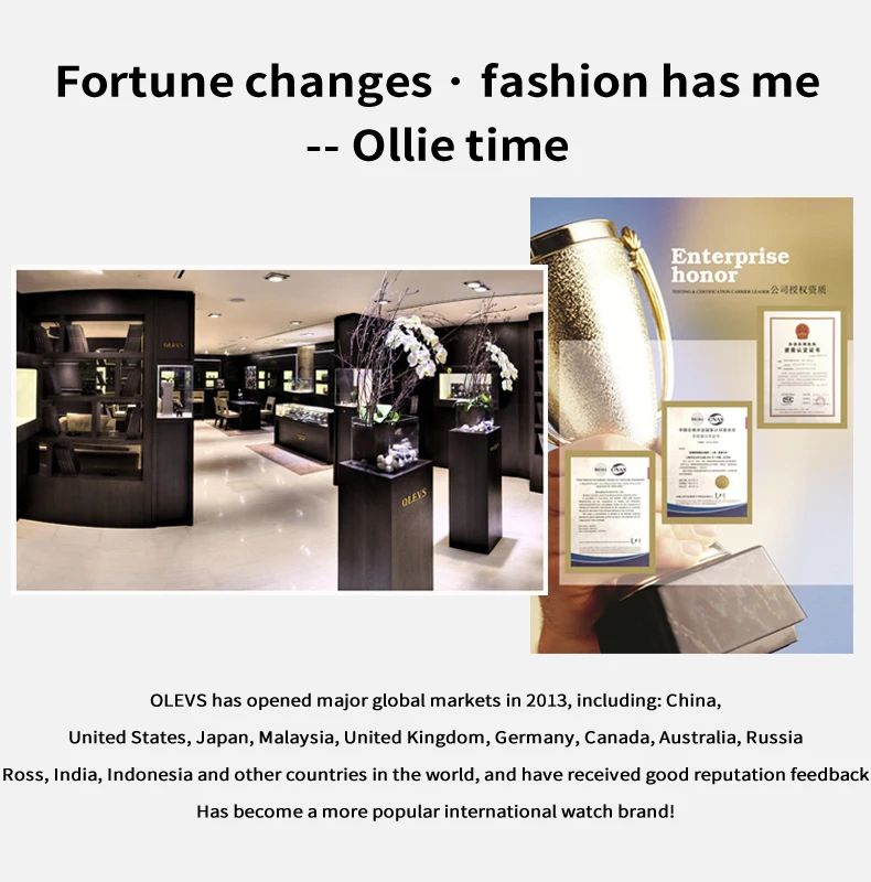 OLEVS 9992 Luxury Women's Watches Elegant Luxury Gold Watch for Women Quartz Waterproof Wristwatches Ladies Relojes Para Mujer