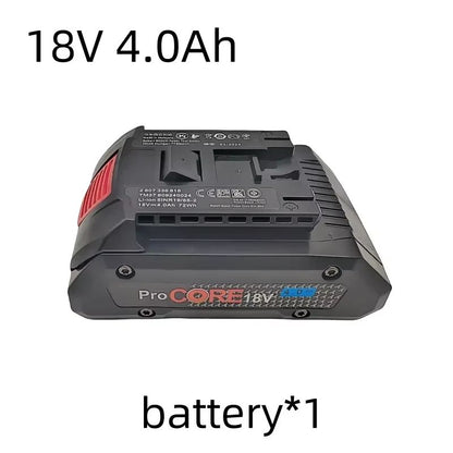 A bateria ProCORE de 18V e 21700 é adequada para substituir a bateria da ferramenta elétrica sem fio Bosch Professional