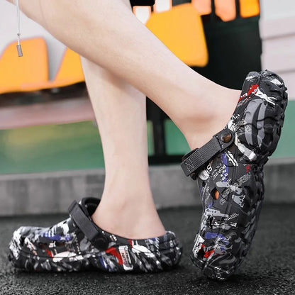 Man Shoes EVA Slippers Summer Men Garden Clogs 2025 Summer Slippers for men Outdoor Slide Soft Beach Shoes Male Summer Sandals