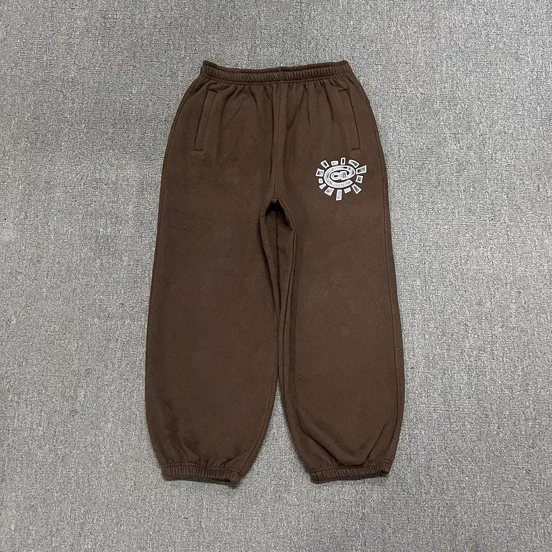 Vintage Graphic Print Streetwear Men Pants Fashion Hip Hop Joggers Men Clothing Casual Loose Buckle Feet Sweatpants Trousers
