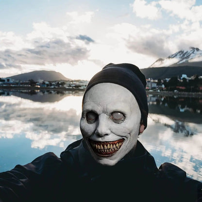 1-10PCS Halloween Smile Demon Mask for Exorcist Cosplay Party Ghost Costume and Haunted House Decoration Party Prop