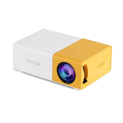 Mini projetor portátil YG300 com suporte a memória de ultra-alta definição para HDTMI, USB e SD, para cinema ao ar livre e projeção de home theater