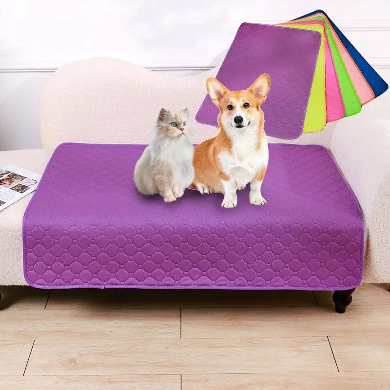 Tapete Higiênico Reutilizável Para Cães Almofada Lavável Para Cães Almofada De Treinamento À Prova D'água Tapete Absorvente De Urina Para Assento De Carro Chão Sofá
