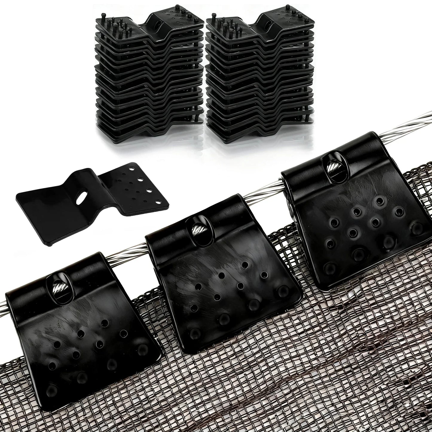 10-50pcs Sun Shade Net Clips Butterfly Type Greenhouse Film Clip Garden Agriculture Tools Anti-hail Net Hook Instant Grommet