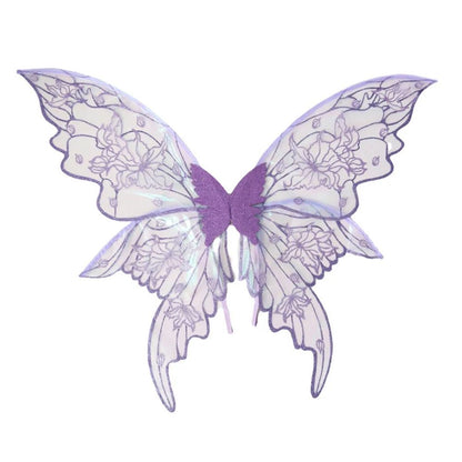 1PC Adults Fairy Wings Girls Sparkling Angel Wings Butterfly Costume Wings Halloween Costume Dress up Party Favor Christmas Gift