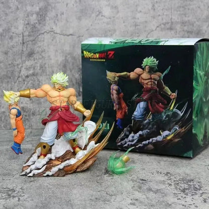 Gk Dragon Ball Boneco de Ação Broly vs Son Goku Estátua Figura PVC Coleção Enfeites Anime Broli Goku Modelo Brinquedos Presentes