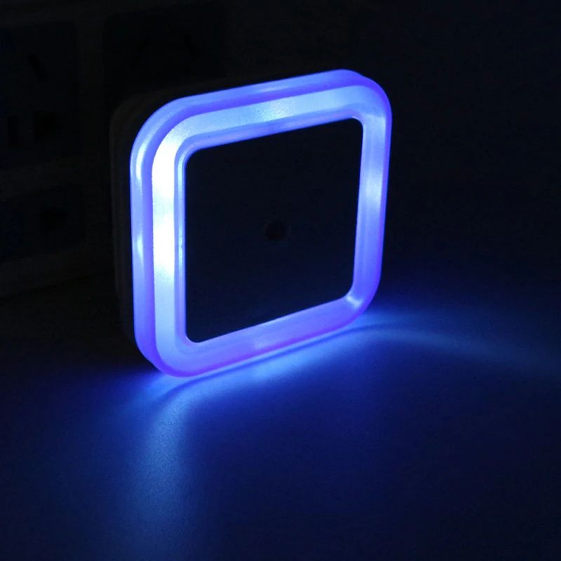 Wireless Sensor LED Night Light EU Plug Mini Square Night Lights For Baby Children Living Room Bedroom Corridor Lighting Lamp