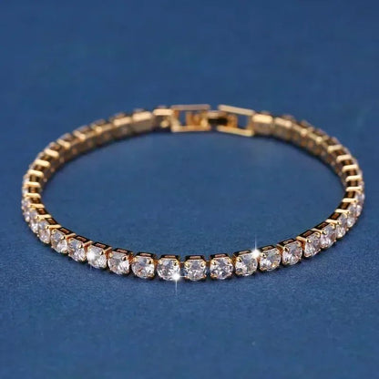 Pulseira de Tulipa de Opala Requintada com Zircônia para Mulheres Acessório Diário Personalizado da Moda Joias para Festas Presentes de Aniversário