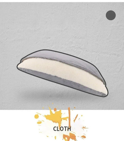 Cama para Animais de Estimação Lavável e Resistente à Mordida - Almofada de Pelúcia Removível Quente de Inverno para Cães Grandes e Gato Saco de Dormir para Pets