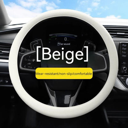 Universal Steering Wheel Cover Car Steering Wheel Handle Cover Anti-skid Wear-resistant All-season Silicone Steering Wheel