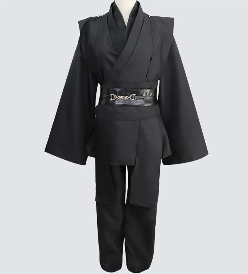 Jedi Knight Star Cosplay Anakin Skywalker Costume Replica Rob Cloak Anime Halloween Party Outfits Clothes Plus Size