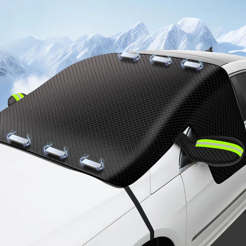 Car Snow Shield Cover Windshield Protection Protection Frost Winter Front Window Waterproof Sun Shade Sedan Suv Umbrella Outdoor