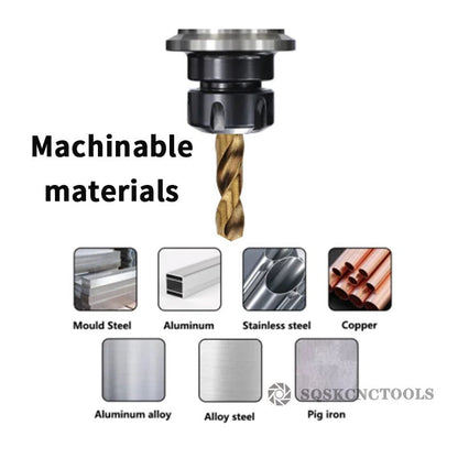 Broca Helicoidal de Cobalto HSS M35 Jogo de Ferramentas Acessórios para Perfuração de Metal Aço Inoxidável