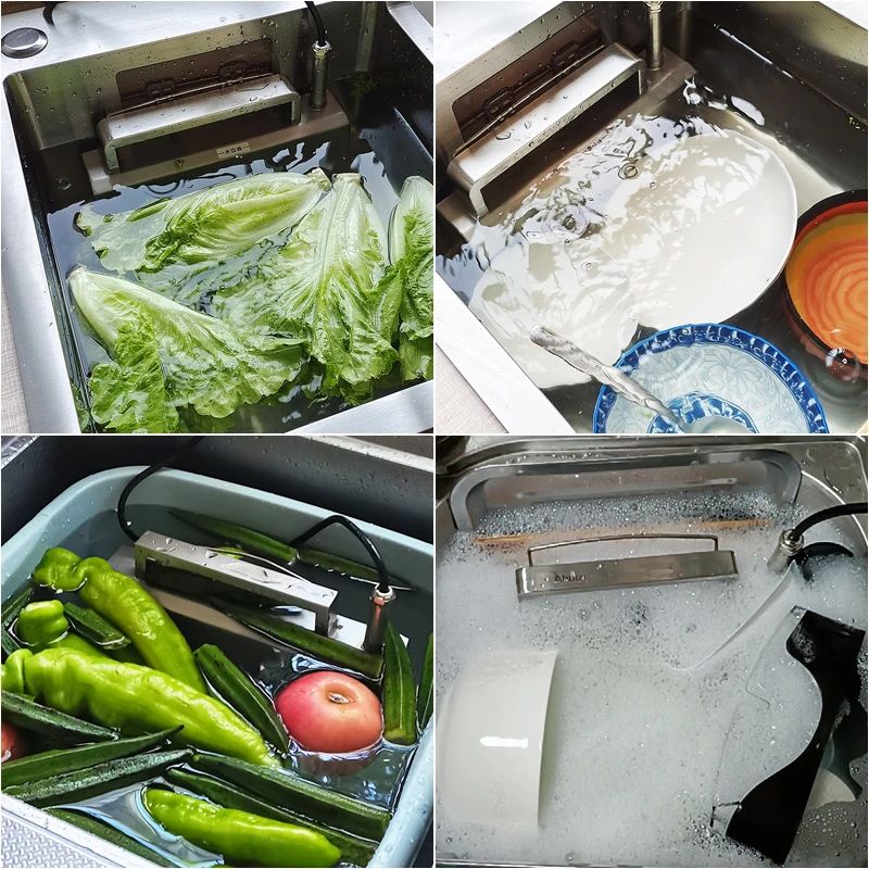 New Portable Sink Dishwasher Automatic Household Ultrasonic Dishwasher Small Free-Standing Installation-Free 110V/220V