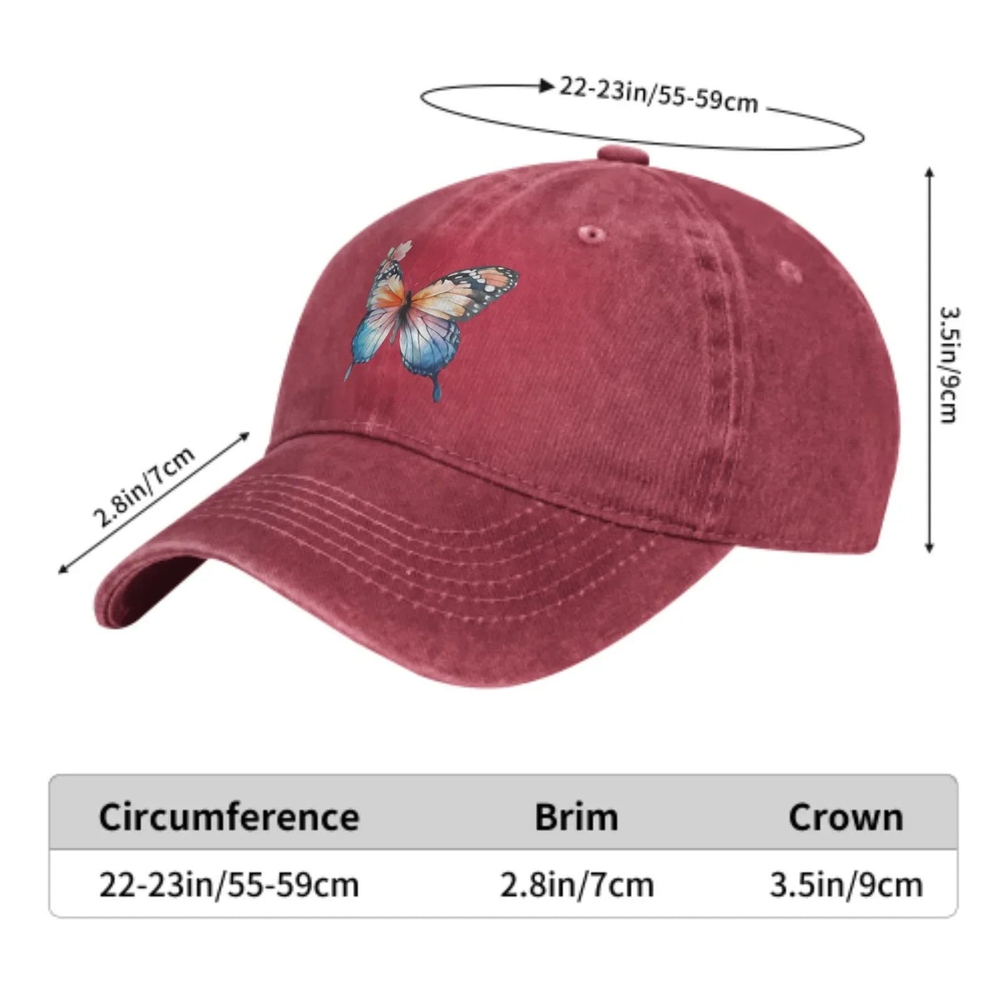 Watercolor Baseball Caps Soft Trucker Hats for Men Women Hats Outdoor Casual Sport All Seasons