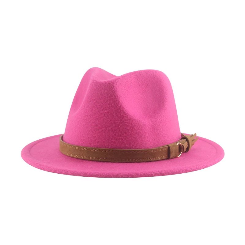 Hats for Women Fedoras Girls Hat Boys Hat Felted Kids Baby Caps Small 52cm 54cm Belt Wedding Cute Kid Fedoras Sombreros De Mujer