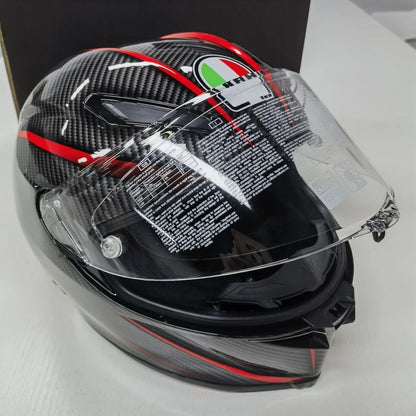 Capacete Unissex Pista Fechado para Moto Off-Road de Corrida Segurança Capacete de Proteção Aprovado ECE DOT Capacete de Ciclismo