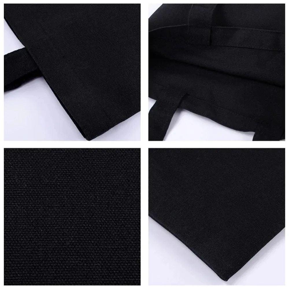 KATSEYE Korean Shopping Bag Print Original Design White Unisex Fashion Travel Canvas Bags Students Commuting Portable Handbag