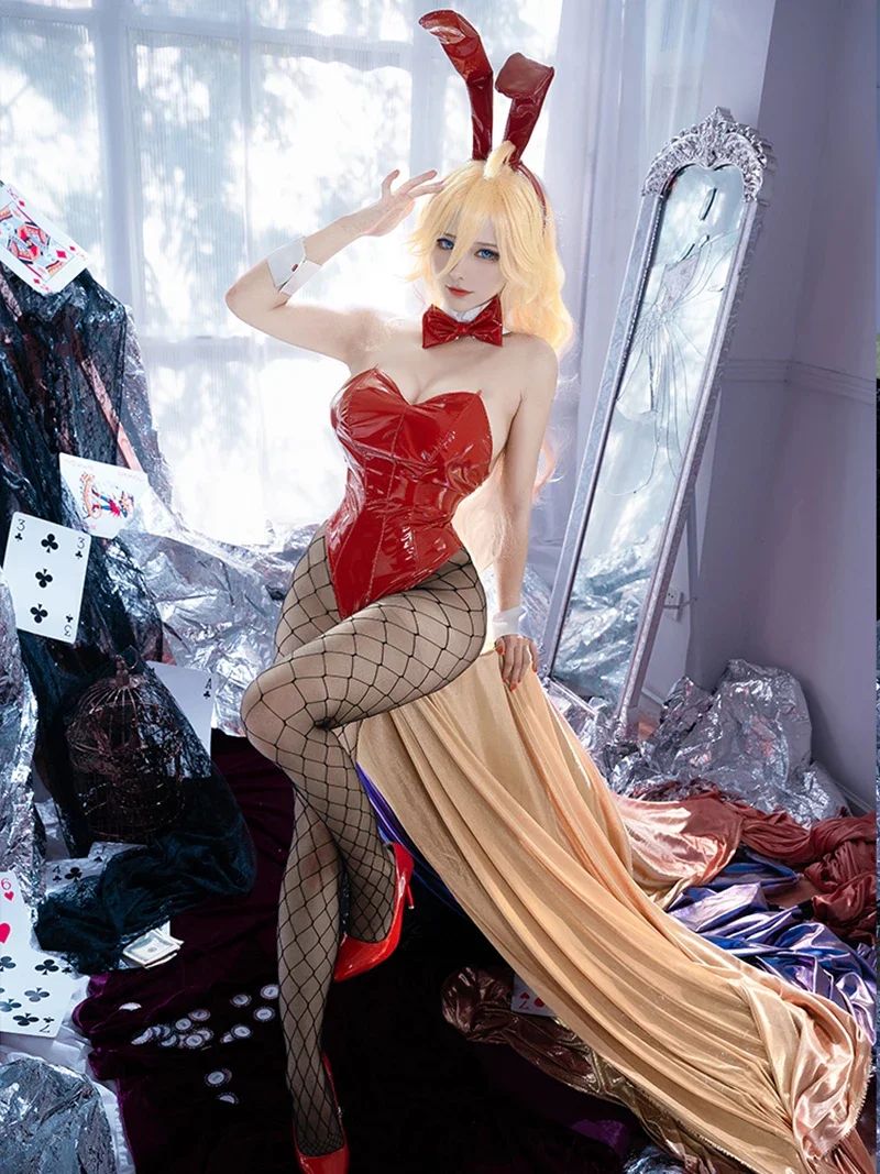 Panty&Stocking Cosplay Bunny Costumes Halloween Christmas Party Sets Uniform Suits