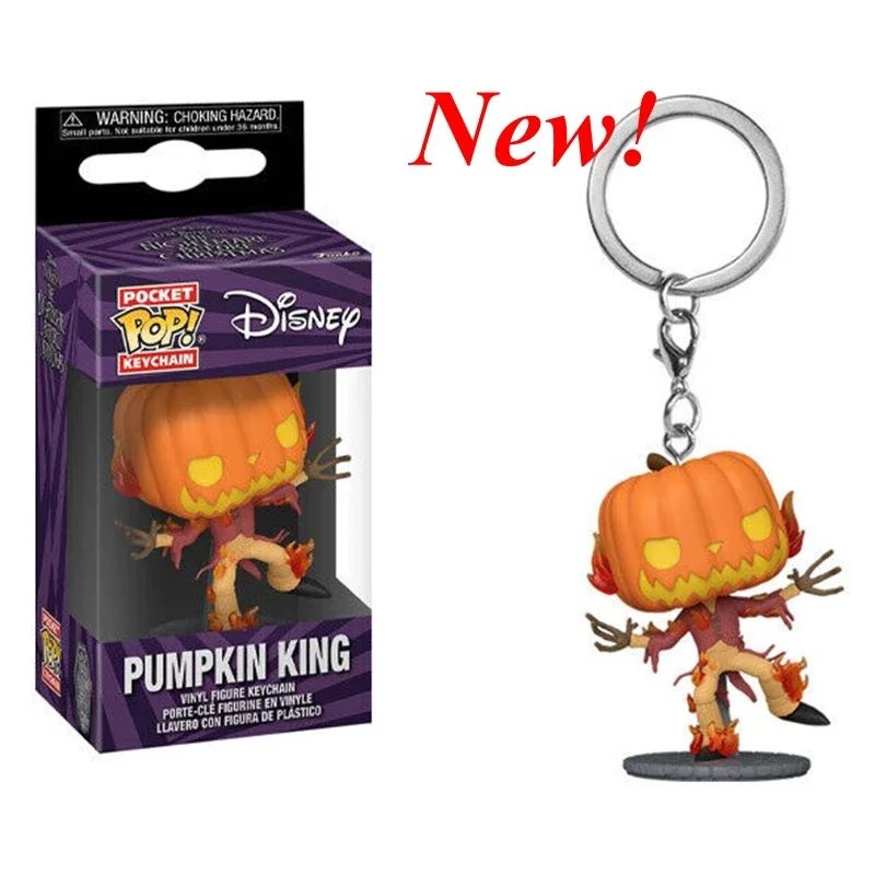 18 modelos de chaveiros de bolso FUNKO O Estranho Mundo de Jack #2 Sally Jack Neve Teddy Prefeito Zero Abóbora Bonecos de Ação