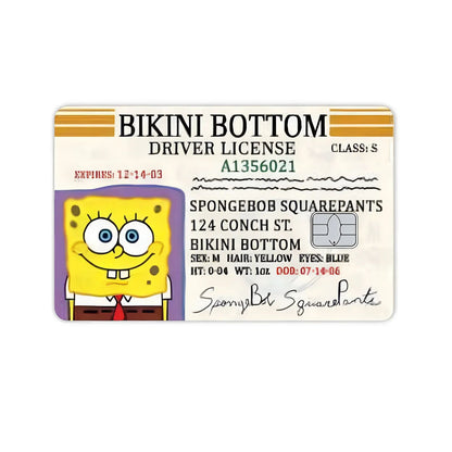 Bob Esponja Crachá Adesivo DIY Decore Exquisito Cartão de Banco Casal Estudante Material Escolar Decalques Patch Documentos Presente de Aniversário