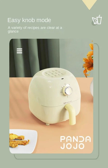 Pandajojo mini air fryer 2L home dormitory low-power oven fully automatic oil-free electric frying in one air fryers  air fryer