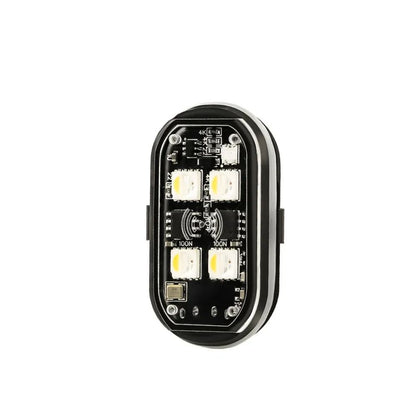 RGB Led Motorcycle Strobe lights LED Flash Light Rechargeable Wireless Light Aircraft Airplane Helicopter Warning Lights