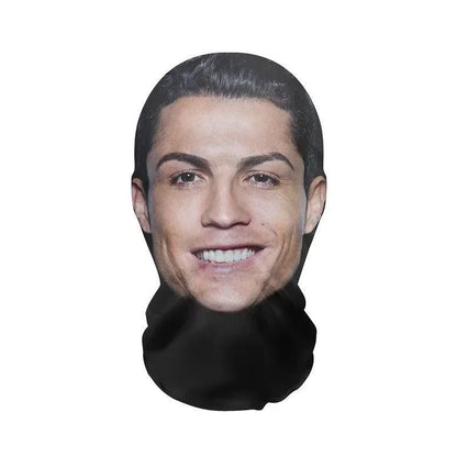 Full Face Mask for Halloween Cosplay Party Balaclava with Celebrity Face Mesh Visualized Elastic Headwear Christmas Gifts