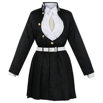 Anime Kimono Kanroji Mitsuri Cosplay Costume Kisatsutai Sexy Women Halloween Clothes