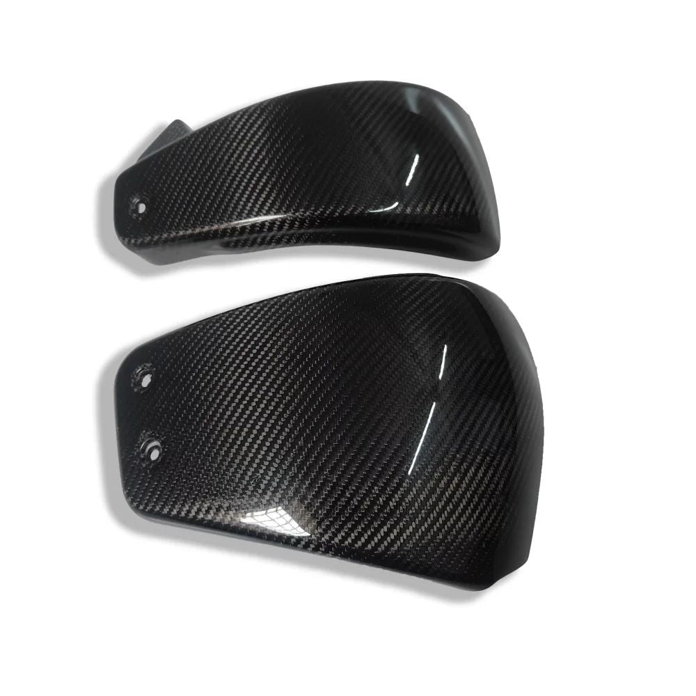 Placa Protetora do Quadro da Tampa Lateral da Bateria em Fibra de Carbono para Harley Davidson LowriderS 2022-2024 Peça de Modificação de Motocicleta