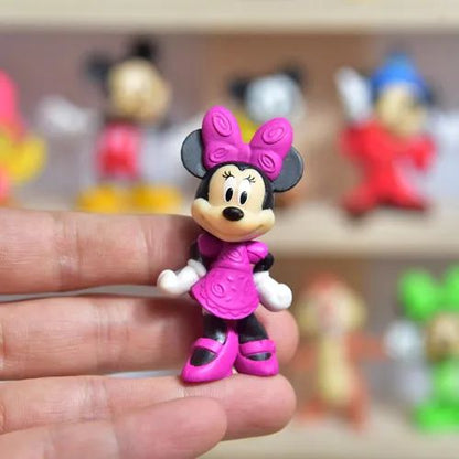 Disney Steamboat Willie Mickey Mouse Anime Figure Model Toys Cake Desktop Decoration Collectible Dolls Toys Gifts for Children