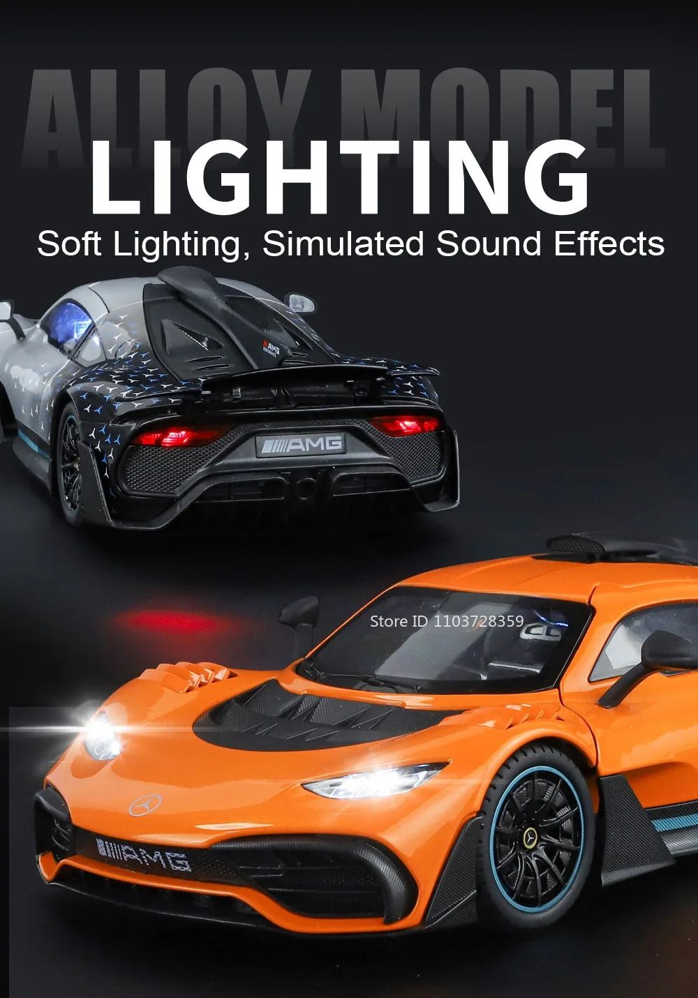 1:18 UM GT Miniatura Sports Car Modelo Brinquedos Liga Diecast Supercarros Som Luz Portas Abertas Absorção de Choque para Presentes Infantis