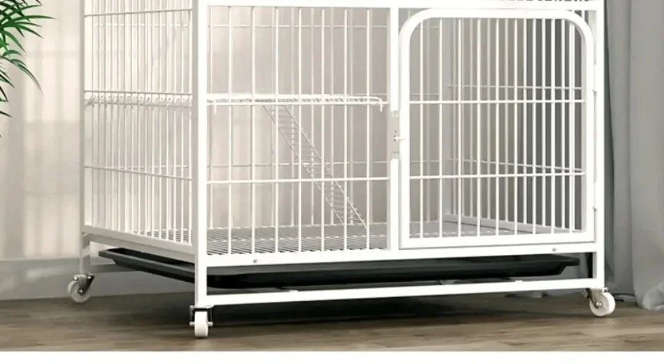 Villa para Gatos de Dois Andares Interna Extra Grande Espaço Livre Gaiola para Pets Casa de Escalada para Gatinhos Villas para Gatos Castelo para Gatos com Banheiro Integrado