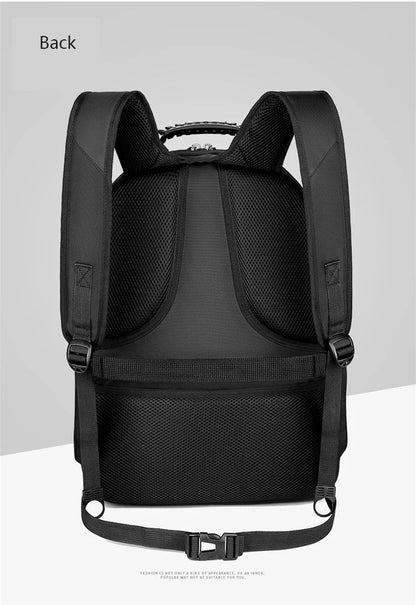 2025 Swiss-Multifunctional bags Durable 17 Inch Laptop Backpack, Travel Bag,College Bookbag,USB Charging Port,Water Resistant