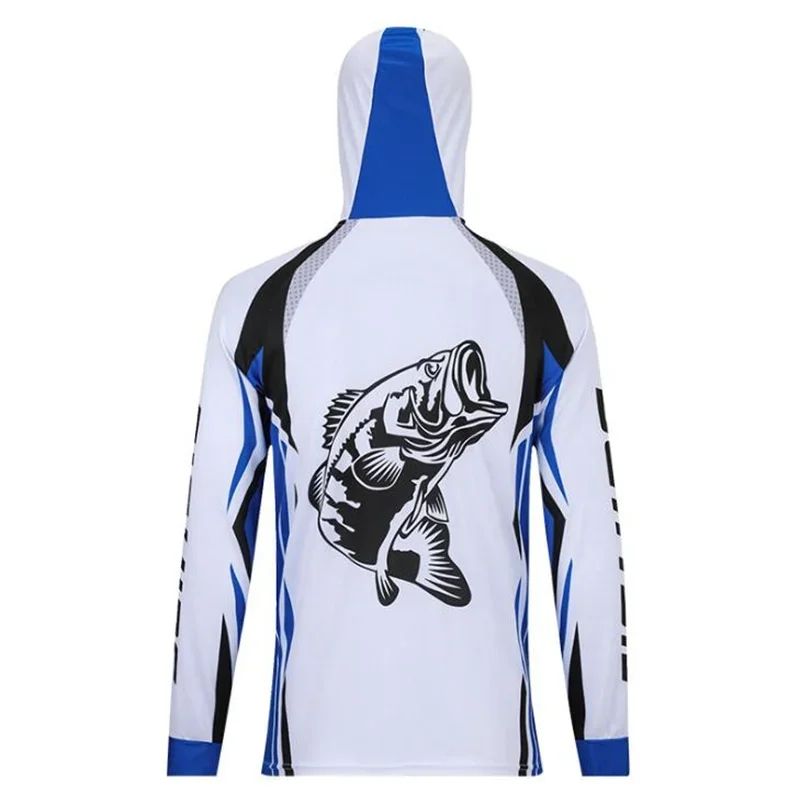 Camisa de Pesca Masculina de Manga Longa Profissional Respirável de Secagem Rápida com Capuz Anti-UV para 2026, Roupas Masculinas de Pesca para Uso Externo, Casaco de Pesca