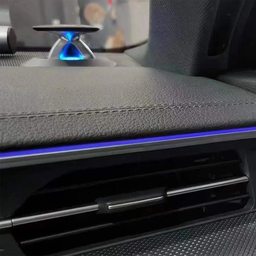 Elevador Tweeter para alto-falante com luz ambiente para Audi A6 C7 C8 A7 A4 A5 B8 B9 Q5 2017-2024 corneta de painel central Lâmpada profissional