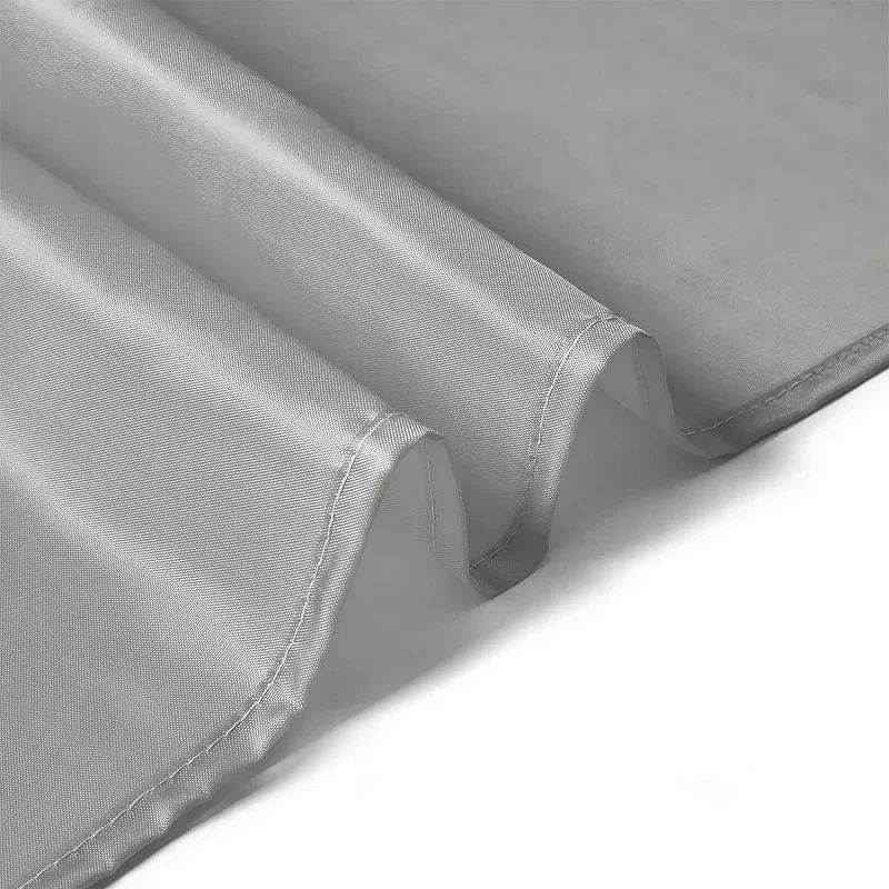 Cortina de Chuveiro Transparente Forro Plástico de Chuveiro PEVA 180x180CM Cortinas de Chuveiro Leves à Prova D'água para Banheiro com Ímãs e Ganchos