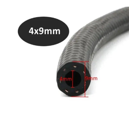 Mangueira de Borracha Resistente a Óleo Diesel de Gasolina Tubo de Carro 4 5 6 8 10 12 13 14 16 19 22 25mm de Diâmetro Flexível NBR Tubo de Borracha para Combustível