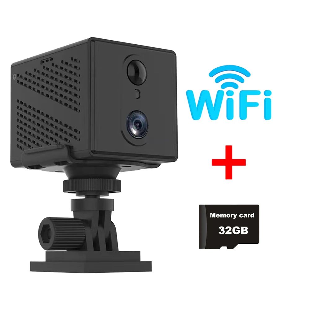 5MP 4G SIM Card Mini Camera Human Detection WiFi Camera Built-In 3000mAh Battery Security Surveillance Camcorder Video Recorder
