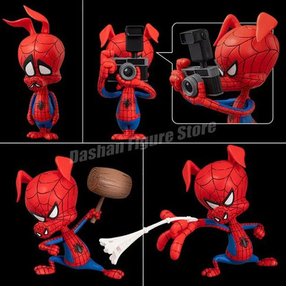 Action Figure Sv Action Homem-Aranha: Através do Aranhaverso Gwen Stacy Miles Morales Peter Parker Modelo Brinquedos