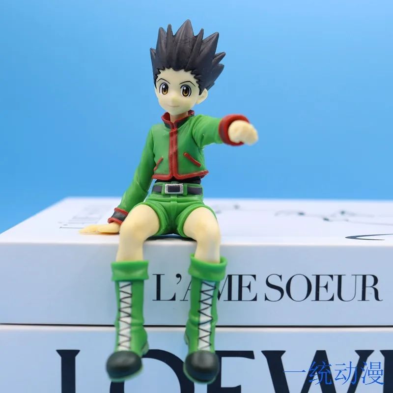 13cm Hunter x Hunter Gon Freecss Boneco Anime Zoldyck Boneco de Ação Modelo Estatueta Enfeites para Carro Brinquedos Presente
