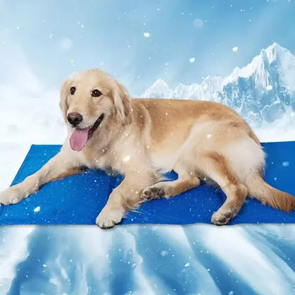 1 unidade - Nova Almofada de Gelo para Animais de Estimação Cães Gatos Verão Cooler Sleeping Pad Resistente ao Desgaste Refrigeração Alívio do Calor Esponja Gel Refrescante Suprimentos para Animais de Estimação
