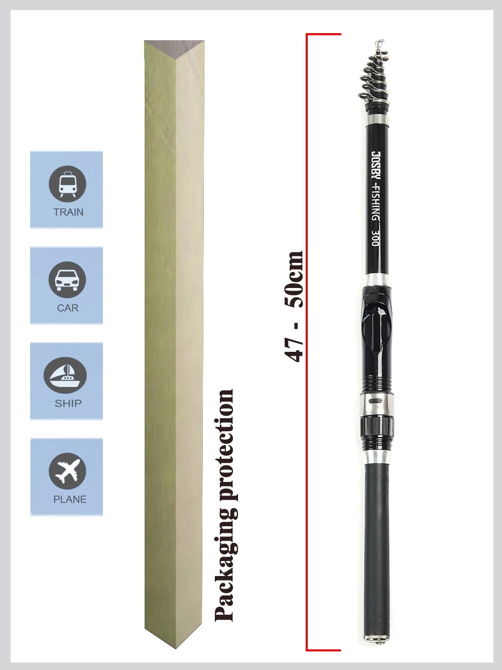 Vara de Pesca Telescópica Ultra Durável de Carbono para Spinning e Pesca de Rocha, Carpa, Alimentador 1.5-3.0M, Portátil, Mini Equipamento de Pesca para Viagem