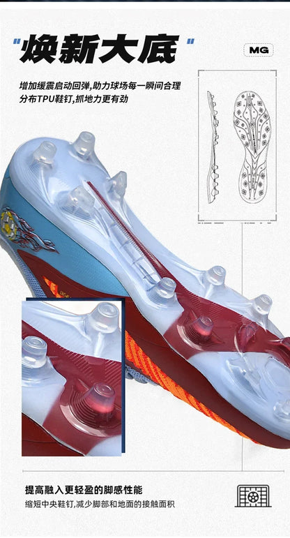 Men Soccer Shoes Original Fast Professional Unisex Cleats Low Cut Football Field Boot Non Slip Comfortable Outdoor Sneaker Match